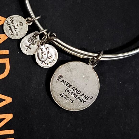 Alex and Ani Letter J Initial Charm Bracelet - Picture 8 of 8